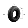 Pneu 200x50-94 tubetype renforcé Speedway Mini 4 Pro