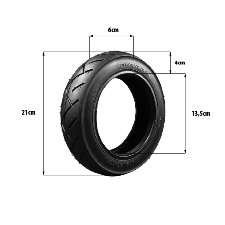 Pneu 8.5X2 (50-134) tubetype Zero