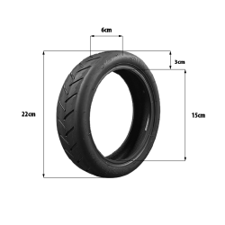 Pneu 8.5x2-6.1 tubeless route renforcé Xiaomi M365 / M365 Pro