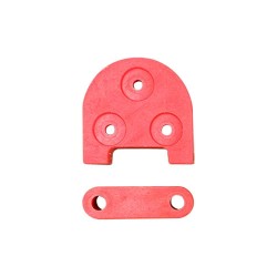Kit de réhausse 10 pouces Xiaomi M365 & M365 Pro - couleur rouge