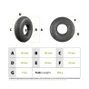 Pneu plein 200x50 - diam 94mm