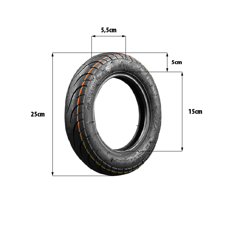 Pneu 10x2.25 tubetype CST
