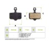 Plaquettes de frein semi-métallique Sram Avid pour Zero 10x et 11x/Vsett 10+/Storm/Thunder