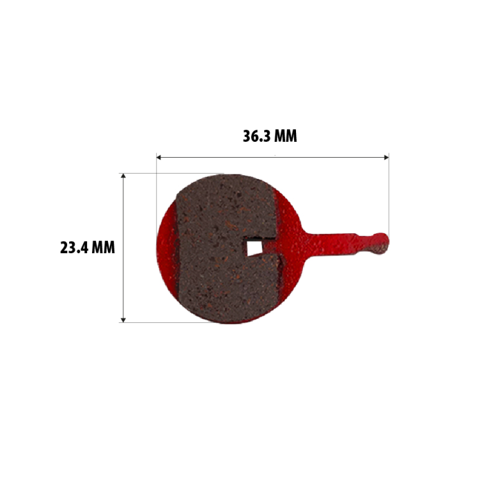 Plaquettes de frein semi-métallique 02B pour SpeedTrott RS800/1600