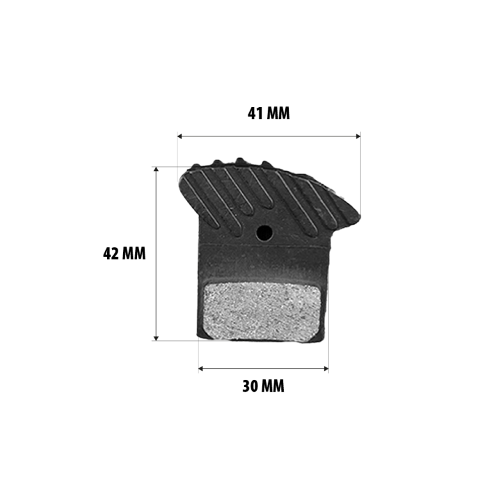 Plaquettes de frein ventilées semi-métalliques Dualtron Thunder