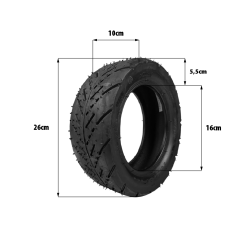 Pneu 90/65-6.5 tubeless route