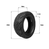 Pneu 90/65-6.5 tubeless route