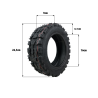 Pneu 90/65-6.5 tubeless off road