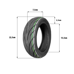 Pneu 9.5x2.5 CST tubeless Niu KQi3