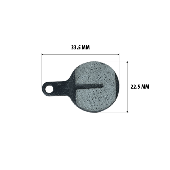 Plaquettes de frein semi-métalliques pour draisienne