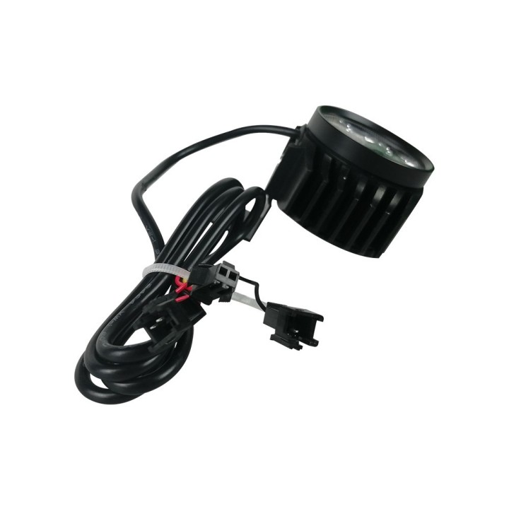 Lampe LED et klaxon avant noir