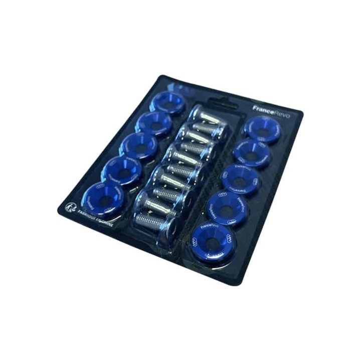 Rondelles de deck trottinette 19 mm, lot de 10 avec vis M6 — 8 coloris