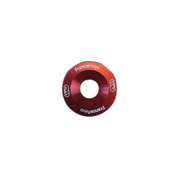 Rondelles de deck trottinette 19 mm, lot de 10 avec vis M6 — 8 coloris (Rouge)