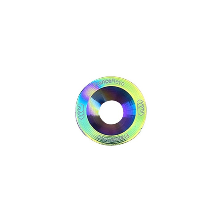 Rondelles de deck trottinette 19 mm, lot de 10 avec vis M6 — 8 coloris (Rainbow)