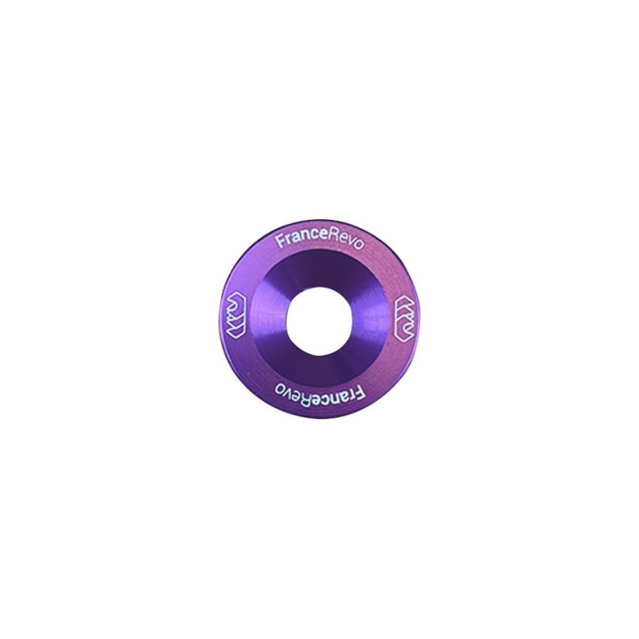 Rondelles de deck trottinette 19 mm, lot de 10 avec vis M6 — 8 coloris (Violet)