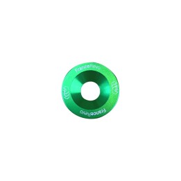 Rondelles de deck trottinette 19 mm, lot de 10 avec vis M6 — 8 coloris (Vert)