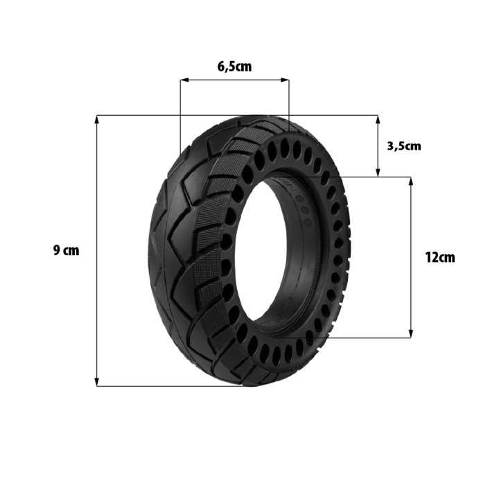 Pneu plein 8x2.5