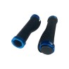 Poignées silicone (4 couleurs : rouge, bleu, noir, jaune) (Bleu)