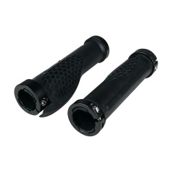 Poignées silicone (4 couleurs : rouge, bleu, noir, jaune) (Noir)