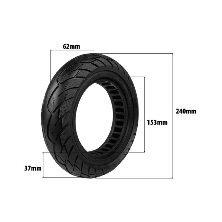 Pneu plein 10x2.50 -34mm