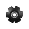 Écrou étoile en acier x2 pcs