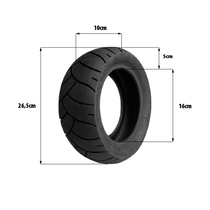 Pneu 100/55-6.5 tubeless