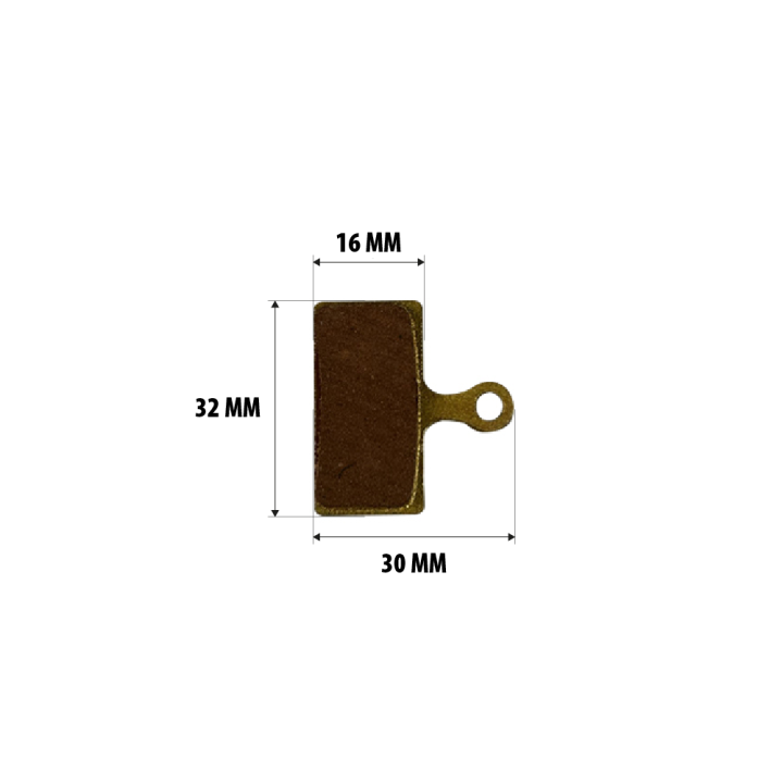 Plaquettes de frein métalliques Shimano G03S