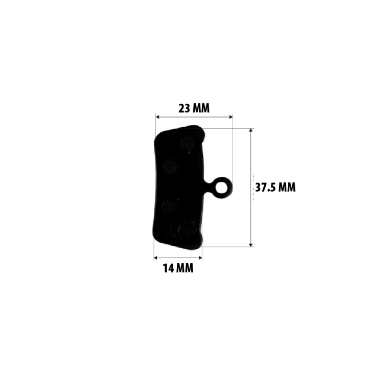 Plaquettes de frein semi-métalliques Sram Avid E7et E9