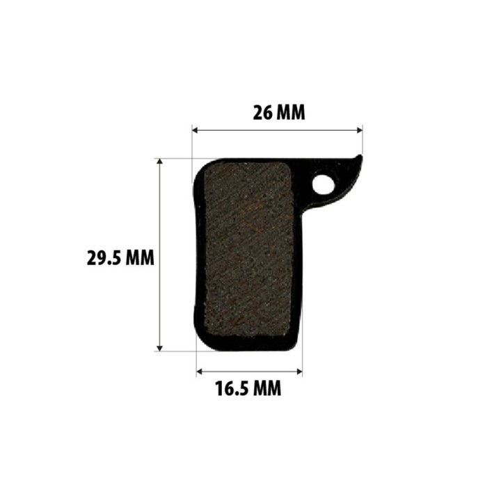 Plaquettes de frein semi-métalliques SRAM SR10000