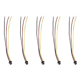 Prise JST 3 pin avec câble femelle x5