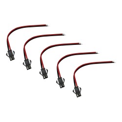 Câble prise JST 2 pin femelle x5pcs