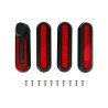 Caches Vis Xiaomi M365 Pro Pro2 Mi3 Essential x4 pcs (Rouge)