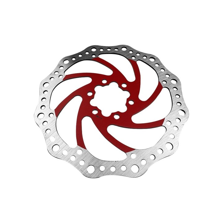 Disque de frein R6 140mm entraxe 44mm (3 couleurs) (Rouge)