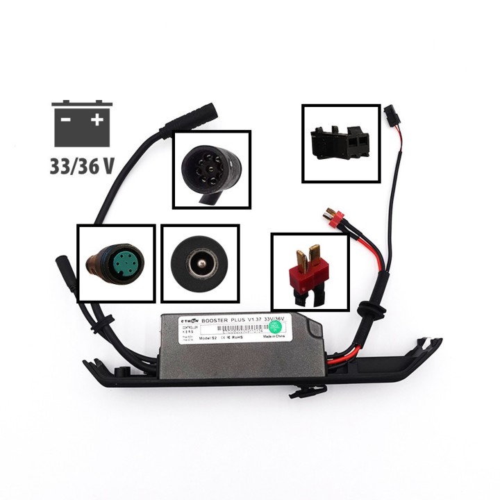 Controleur Etwow booster V / Plus S sans radiateur noir ou gris (Noir)