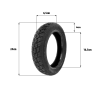 Pneu 10x2.50-6.5 tubeless semi off road gel anti crevaison