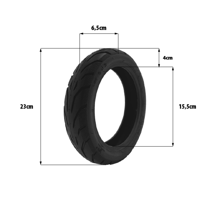 Pneu 9x2 tubetype Ninebot E22E, E25E, E45E et Xiaomi