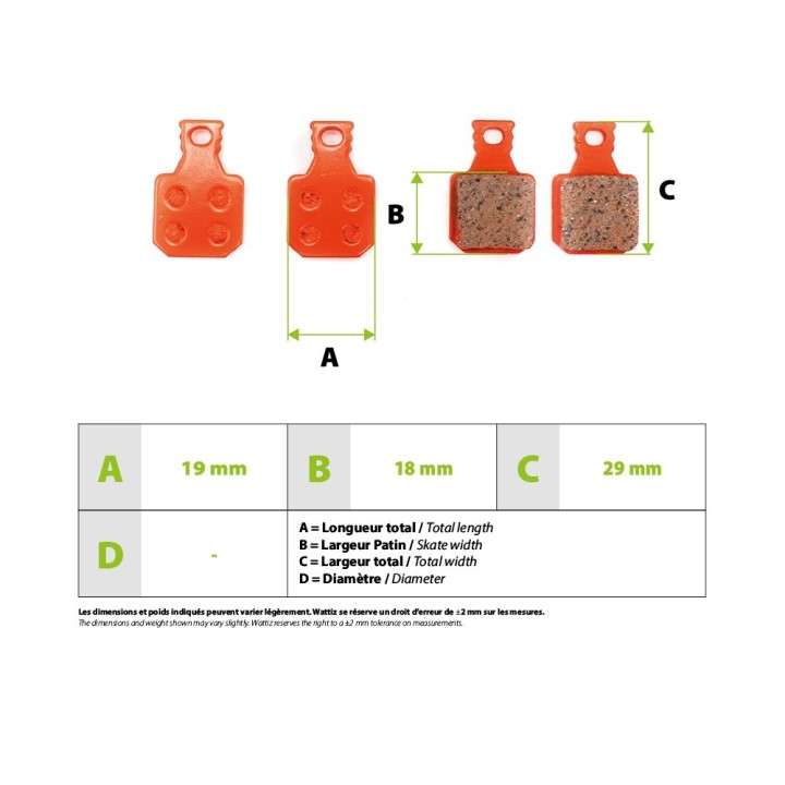 Plaquettes de frein céramique Magura MT5/MT7