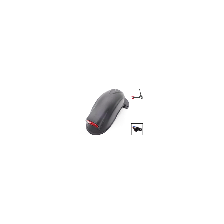 Garde boue arriere avec LED Kugoo M4