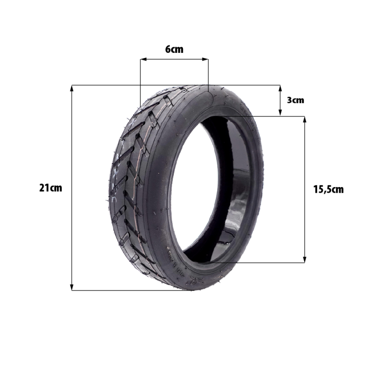 Pneu 8.5x2 tubeless gel anti crevaison Xiaomi