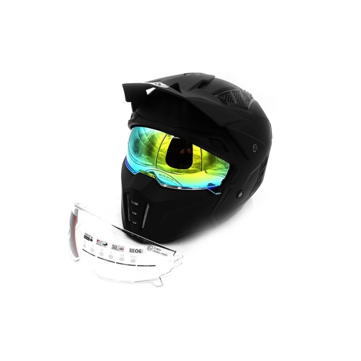 Casque Street  Panther (taille S à XL) - noir
