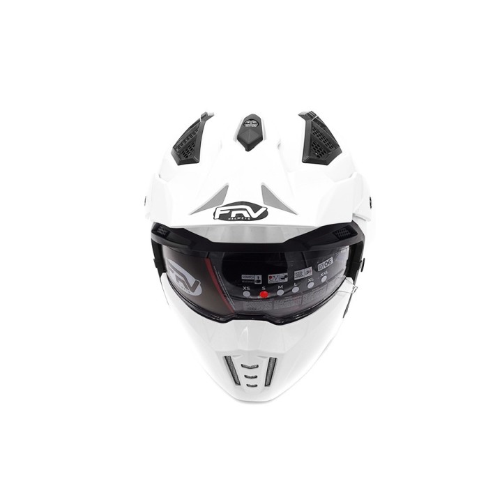 Casque street  Trooper (taille S à XL) - blanc