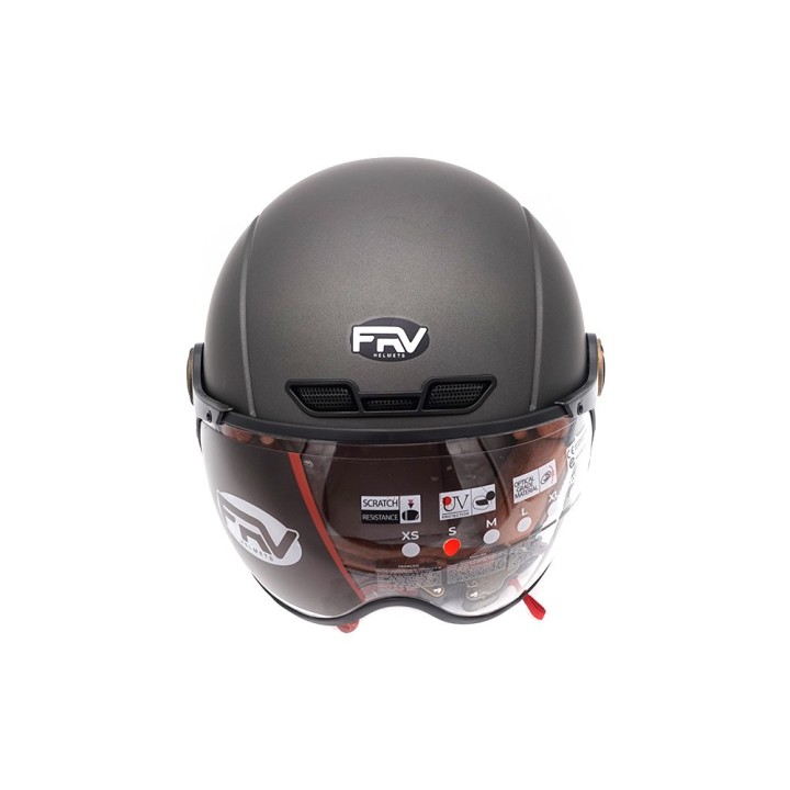 Casque JET  Gris graphite Mat (taille XS à XXL)