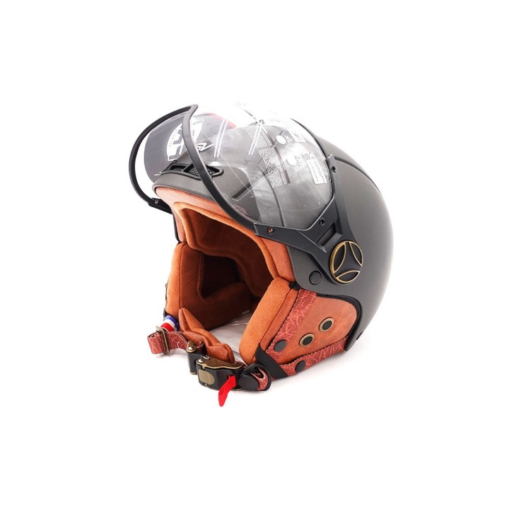 Casque JET  Gris graphite Mat (taille XS à XXL) (M)