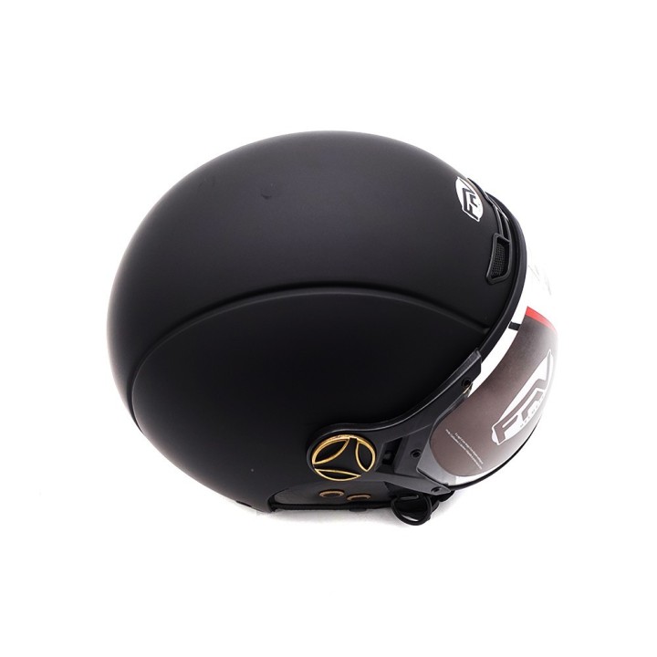 Casque JET  noir mat (taille XS à XXL) (XXL)