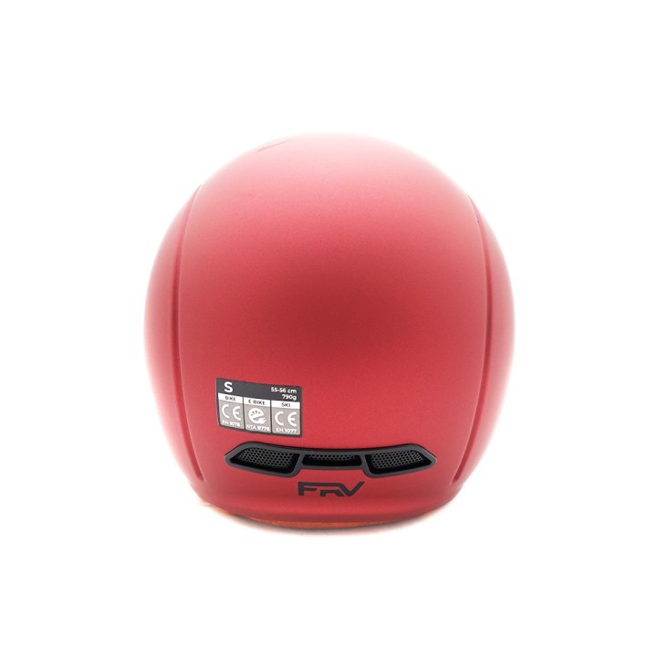 Casque JET  bordeaux mat (taille XS à XXL)