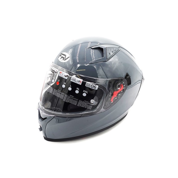 Casque intégral  gris (taille S à XL)