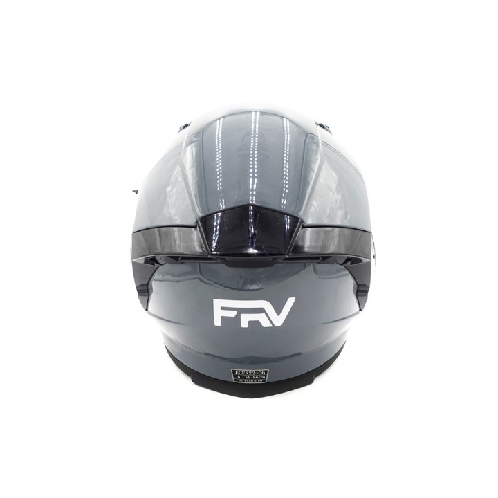 Casque intégral  gris (taille S à XL) (S)