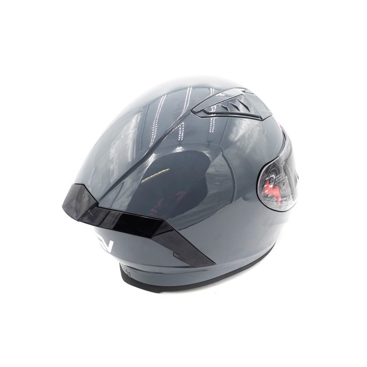 Casque intégral  gris (taille S à XL) (S)