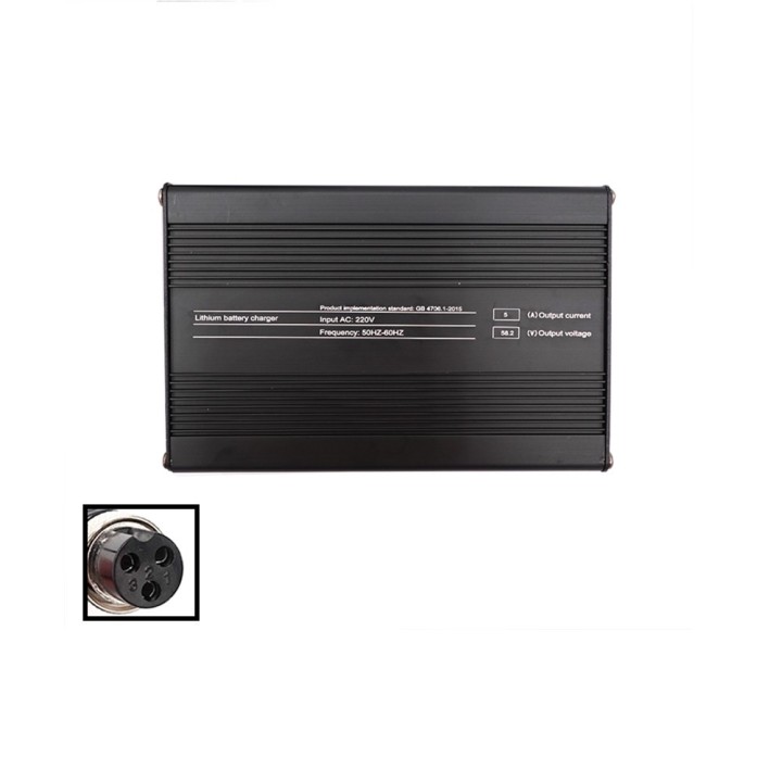 Chargeur rapide 52V-58V 5A prise GX16
