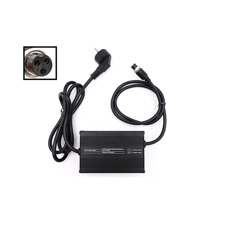 Chargeur rapide 52V-58V 5A prise GX16